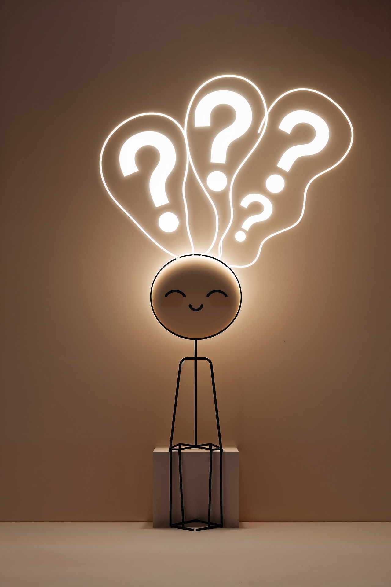 Question marks concept